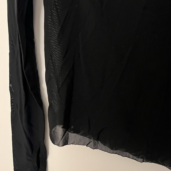 AFRM Zadie black turtleneck sheer - Picture 4 of 4